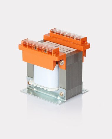 Chassis-mounted transformer with terminal block