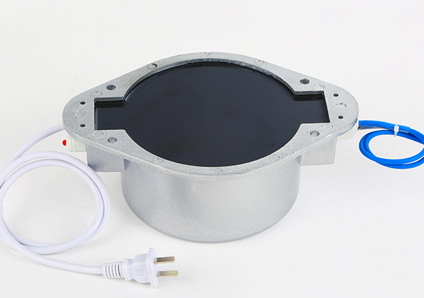 Protected transformer enclosure with cable and mounting details